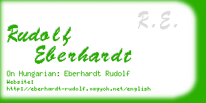 rudolf eberhardt business card